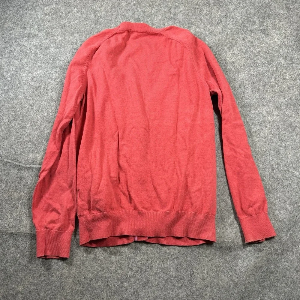 Boden Sweater Womens 6 Button Front Cardigan V-Neck Red Casual